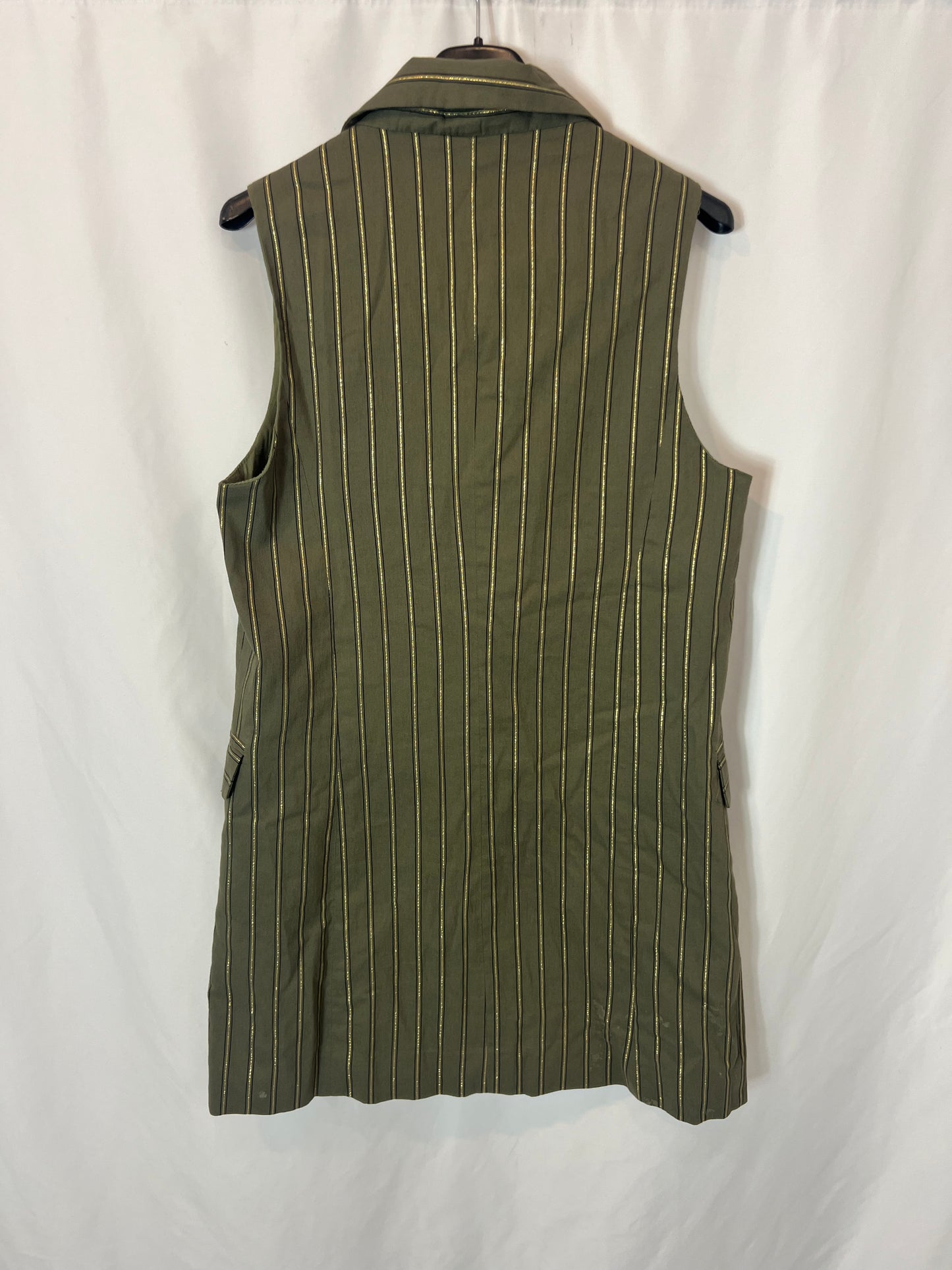SCALPERS. Striped green vest. TM