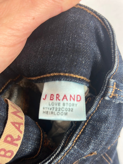 J BRAND. Dark denim worn camping effect. T 27 (38)