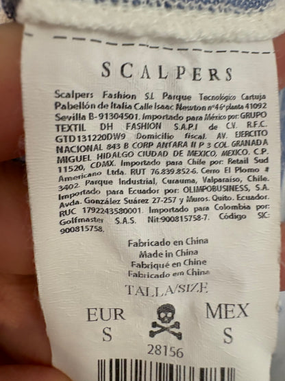 SCALPERS. Camisa lino rayas