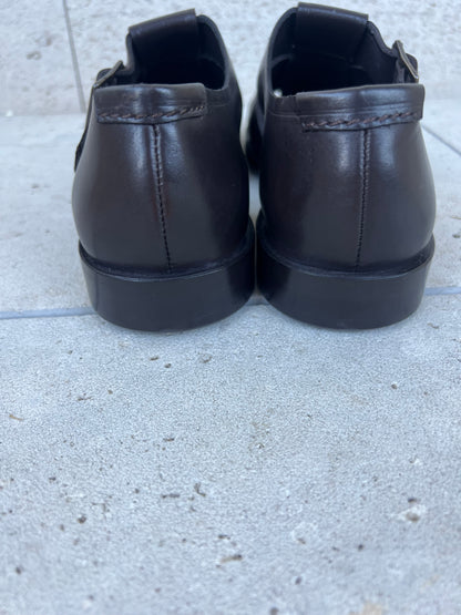 SOEUR. Brown leather sandal. Size 38