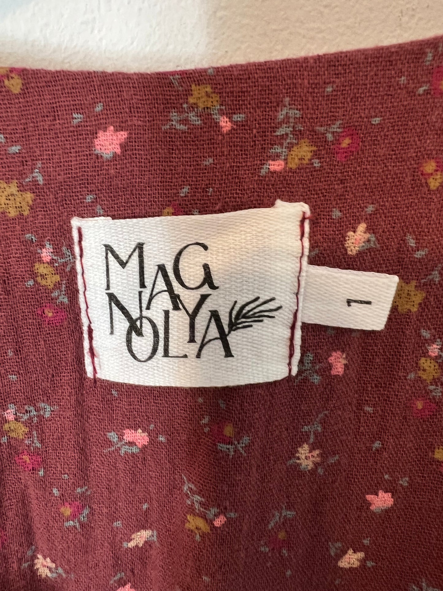 MAGNOLYA. Long floral dress. Size 1 (S)