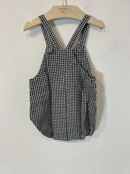 TEX. Ranita con lino cuadros vichy. T 12-18 meses