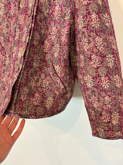 INTROPIA. Printed quilted jacket. Size XS