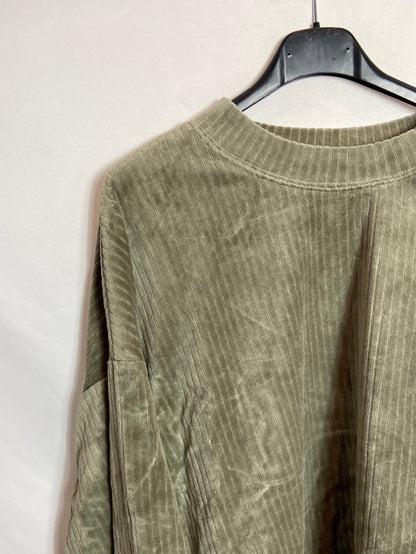 H&amp;M. TM texture green casual sweatshirt