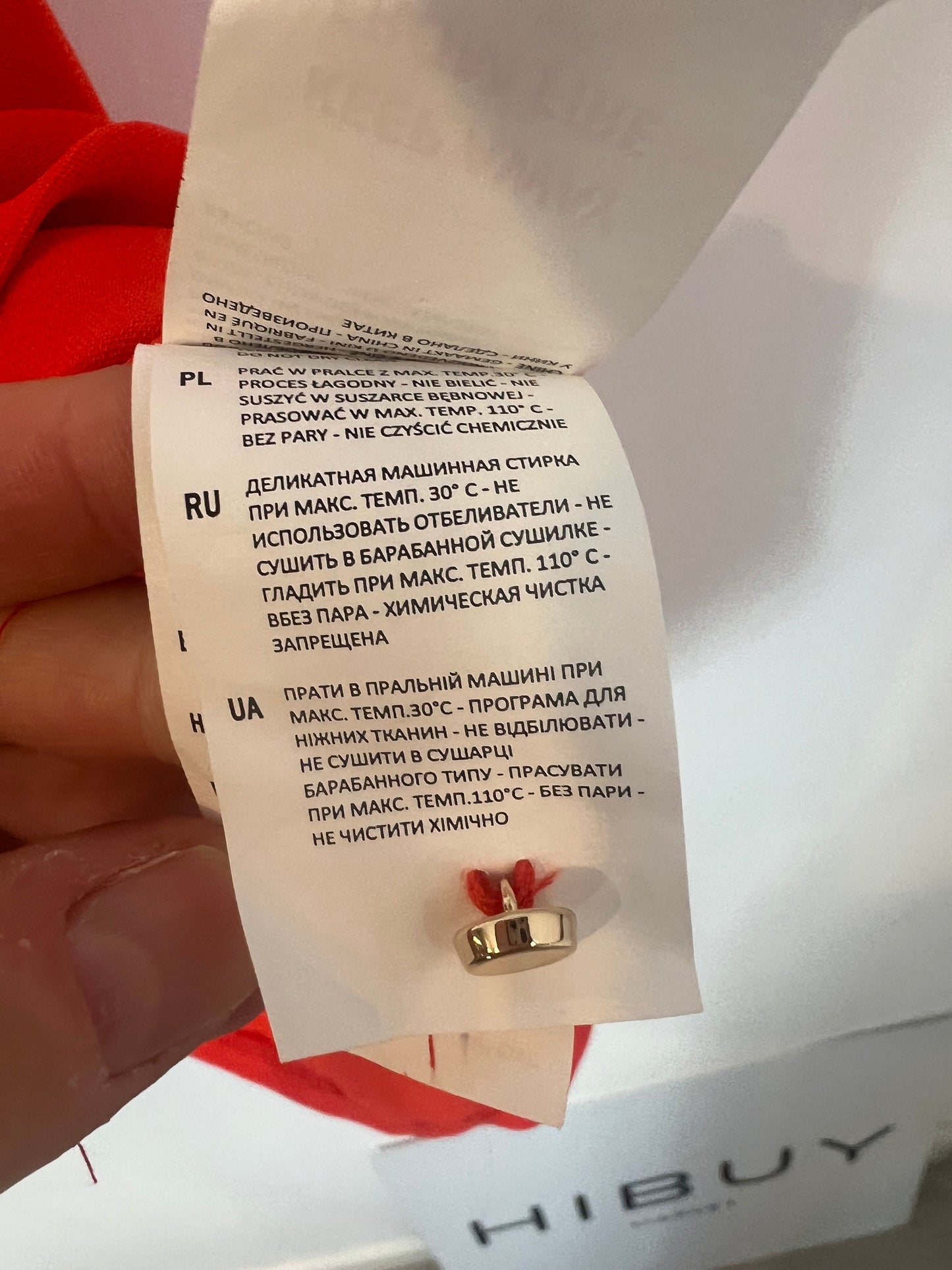 RESERVED. Top rojo fluido. T 36