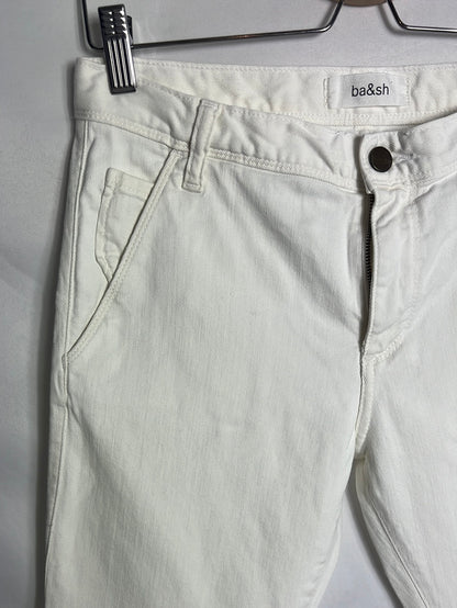 BA&amp;SH. White skinny pants. Size 4(38)