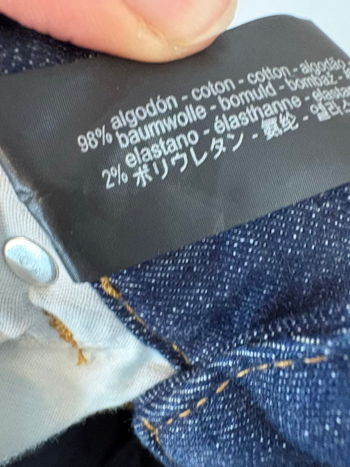 ZARA. Denim flare azul oscuro