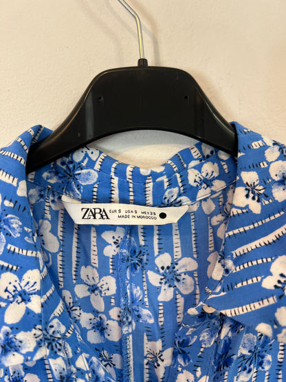 ZARA. Floral shirt dress Ts