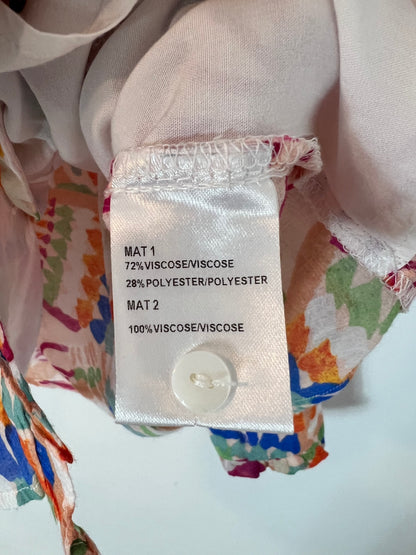 POLIN ET MOI. Ts colorful print blouse