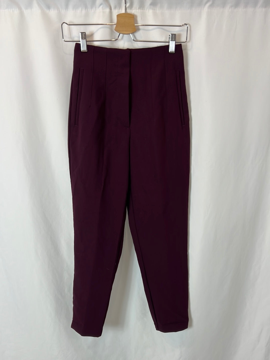 ZARA. Burgundy dress pants T.xs
