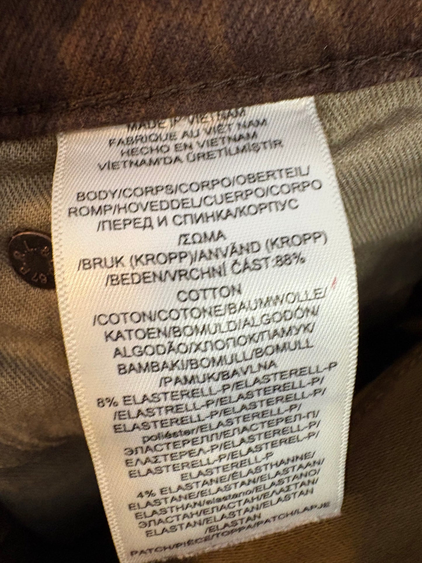 FRAME. Yellow denim jumpsuit. Size XS