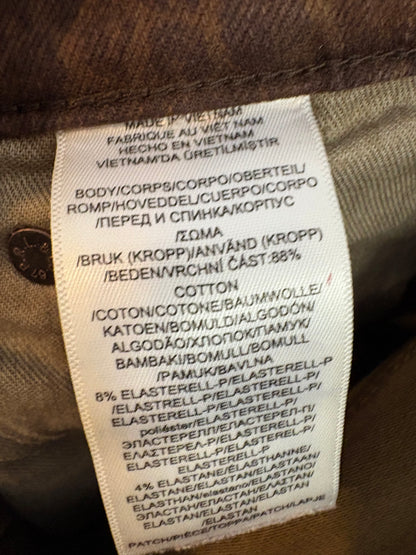 FRAME. Yellow denim jumpsuit. Size XS