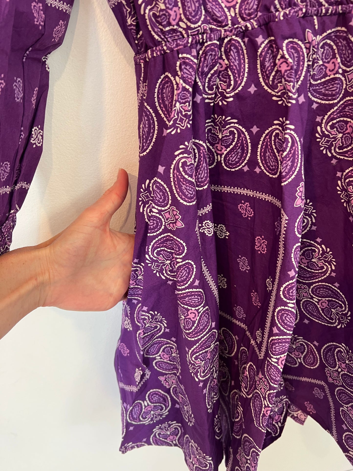 MAJE. Amoeba purple dress size 36