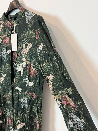 AMITIÉ. Vestido largo estampado fluido. T S