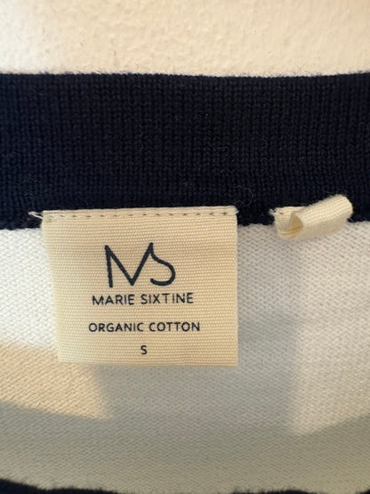 MARIE SIXTINE. Jersey bicolor botones dorados