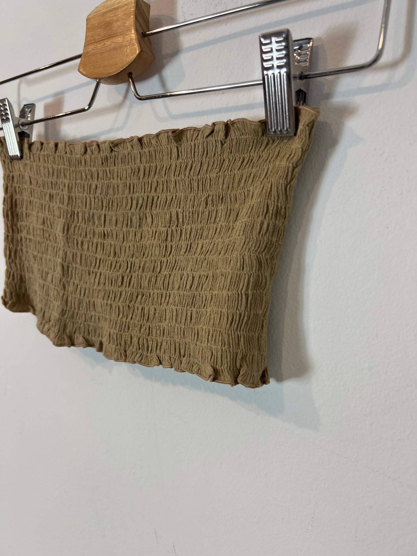 OTRAS. Bandeau nido de abeja camel. T S/M