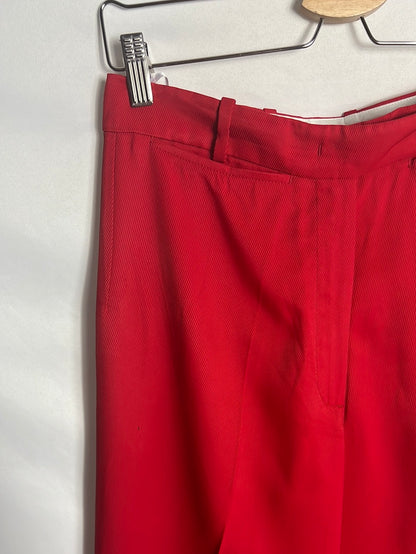 GOLDEN GOOSE. Wide-leg red trousers. TS