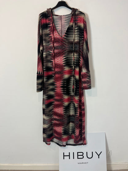 OTRAS. Vestido largo estampado hilos T.u(m)