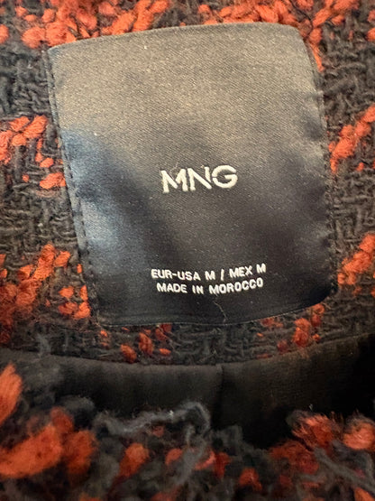MANGO. Chaqueta tweed detalle botones