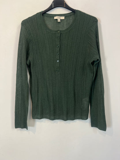 INTROPIA. Top verde hilos T.l