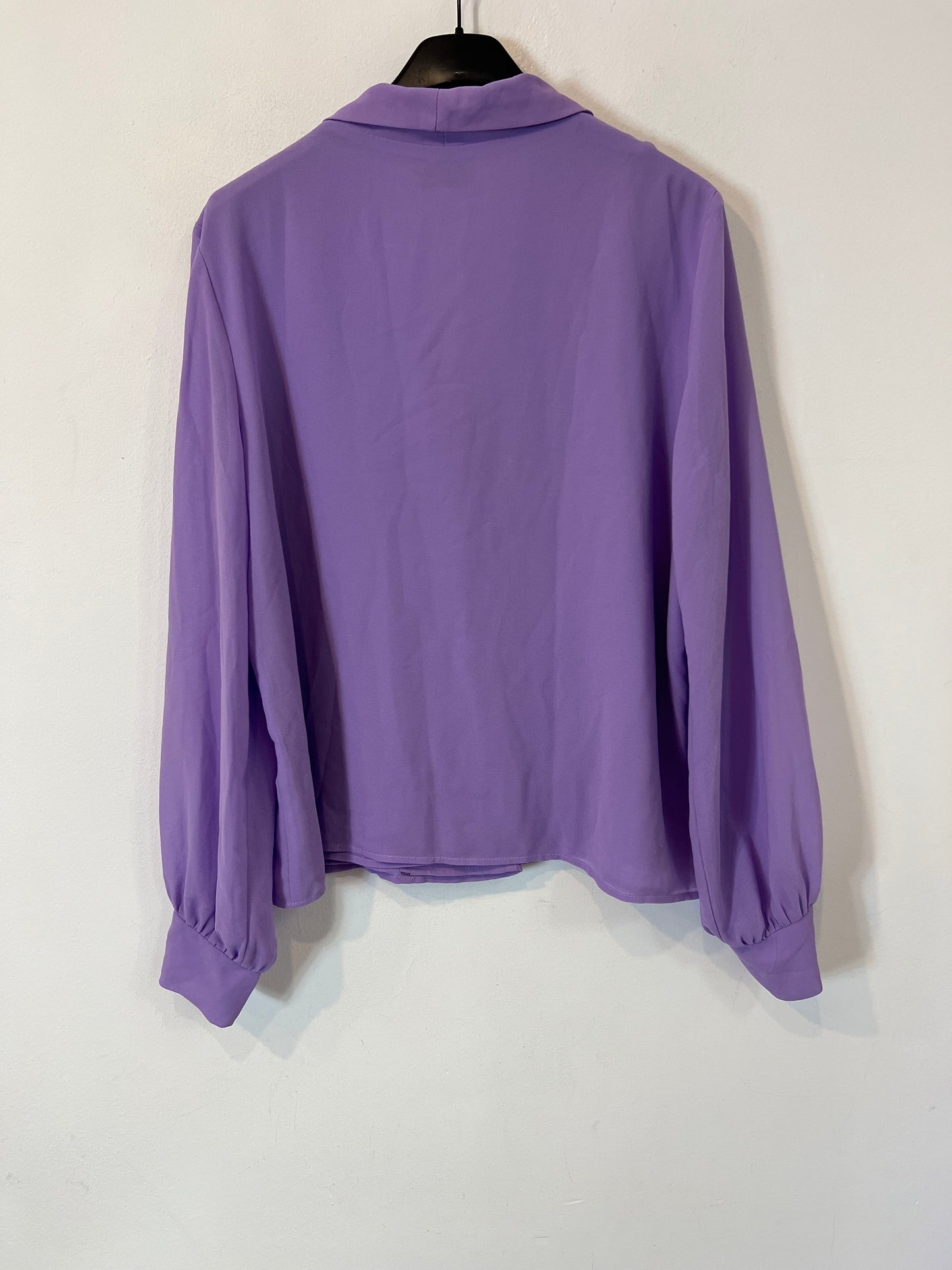 BIMANI. Mauve blouse with Tm collar