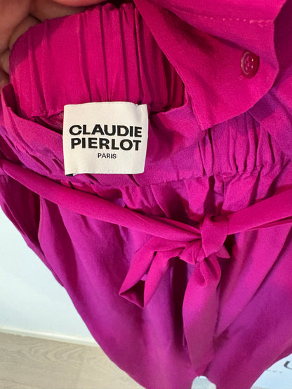 CLAUDIE PIERLOT. Conjunto buganvilla seda