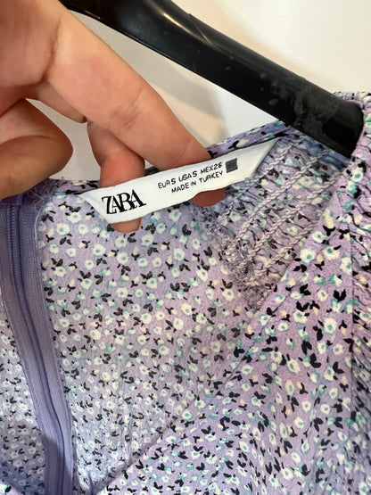 ZARA. Honeycomb detail short jumpsuit. TS