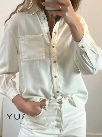 MASSIMO DUTTI. White shirt. TM