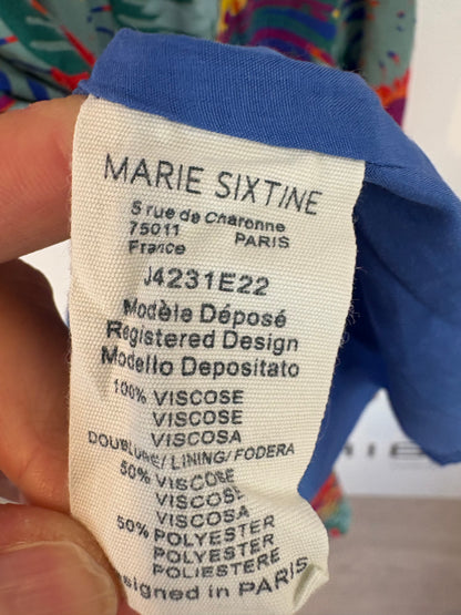 MARIE SIXTINE. Vestido midi estampado colores