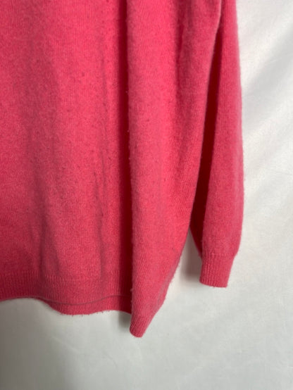 ABSOLUT CASHMERE. Jersey rosa fucsia cashmere. T S