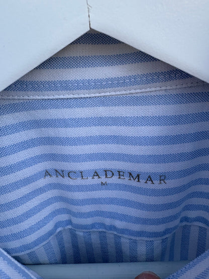 ANCLADEMAR. Light blue striped shirt. TM