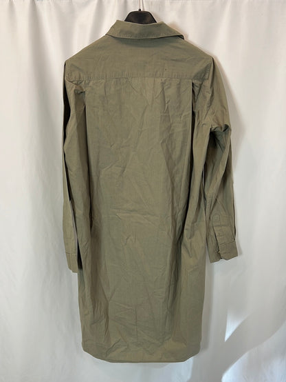 ISABEL MARANT. Vestido camisero verde T.36