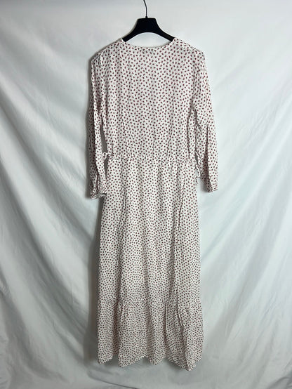 MAGNOLYA. Floral midi dress. Size 0 (S)