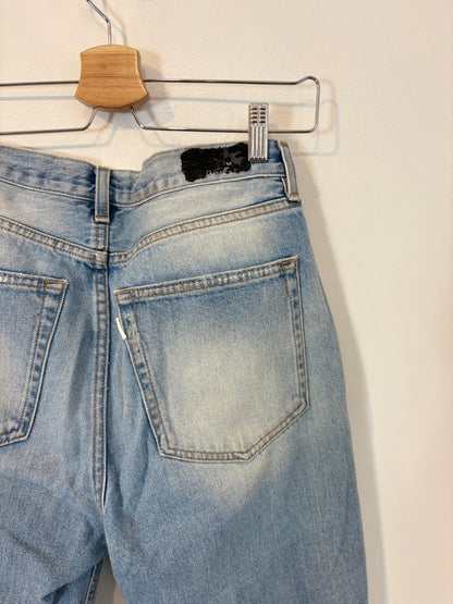 HAIKURE. Denim recto detalles plateados