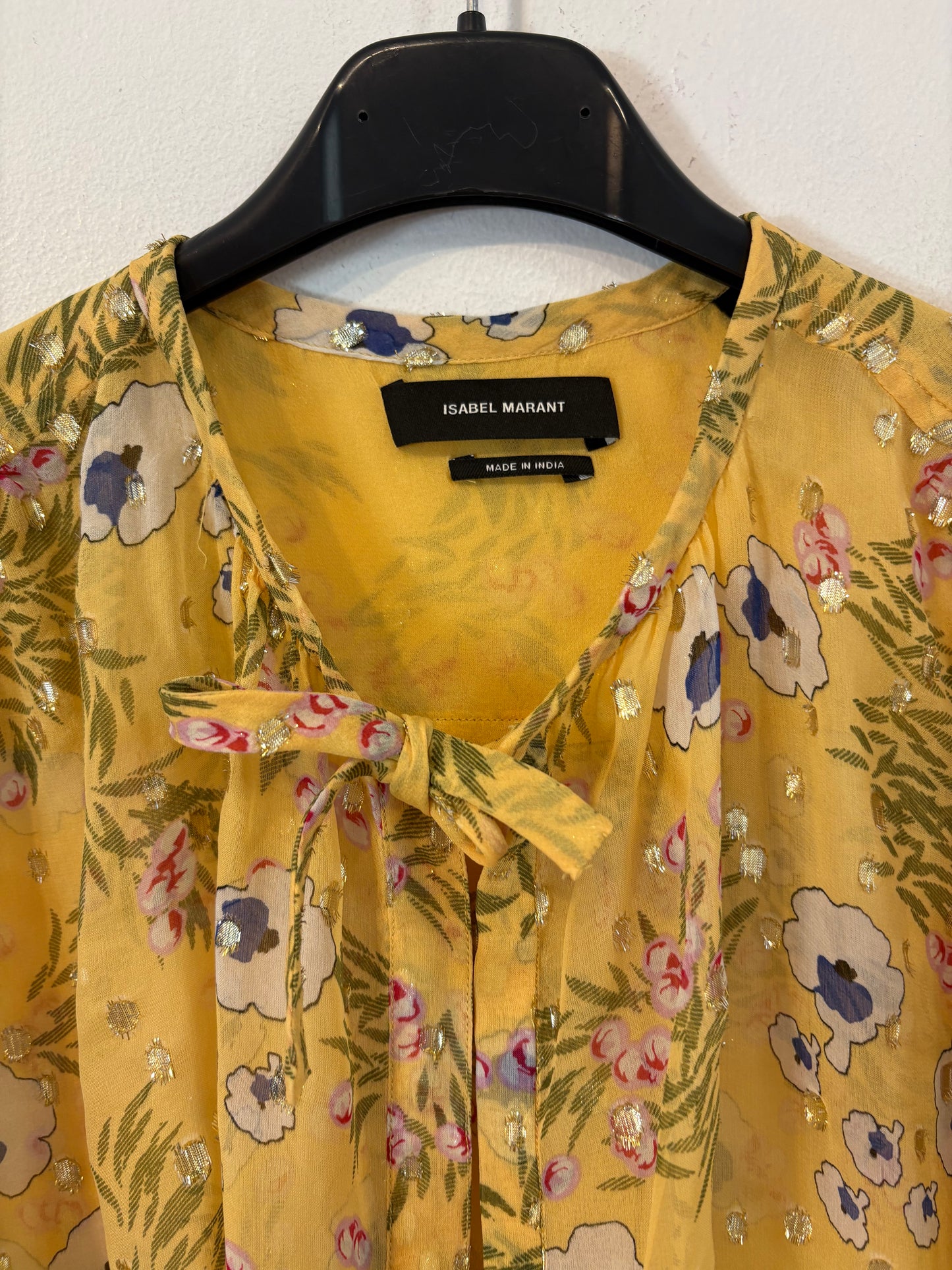 ISABEL MARANT. Blusa seda estampada