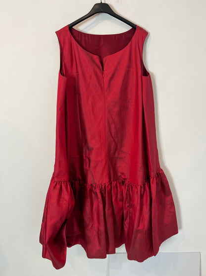 NIHIL OBSTAT. Vestido midi seda volante T.u(M)