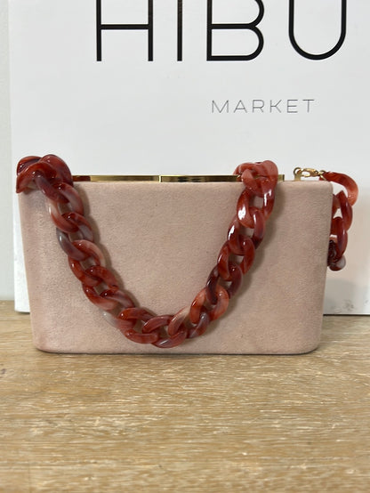 PACO MARTINEZ. Bolso rígido textura doble asa