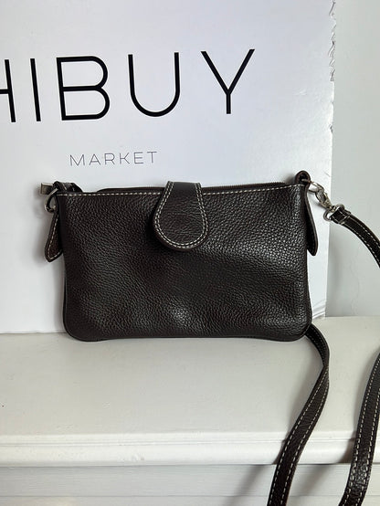 OTRAS. Bolso mini piel marrón