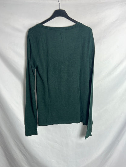 AMERICAN VINTAGE. Long-sleeved green top. TM