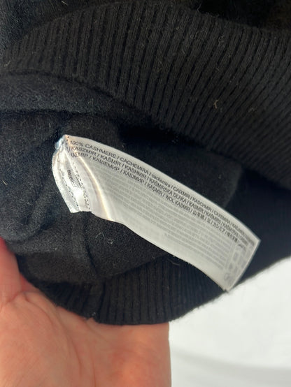 CAMILLE x MANGO. Jersey negro cashmere. T S