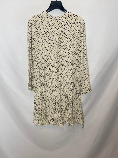 MANGO. Short polka dot dress S.XS