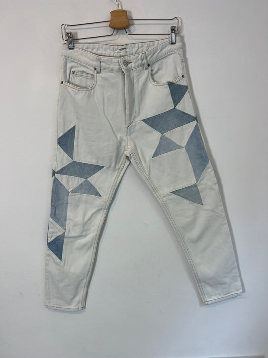 ISABEL MARANT ETOILÉ. Pantalón denim colores T.36