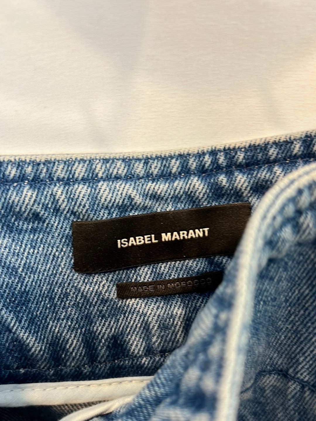ISABEL MARANT. Slouchy denim shorts T.34