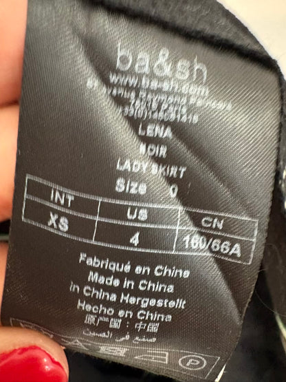 BA&Sh. Falda larga fluida estampada