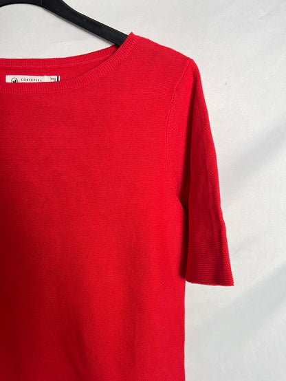 CORTEFIEL. Top punto rojo. T M