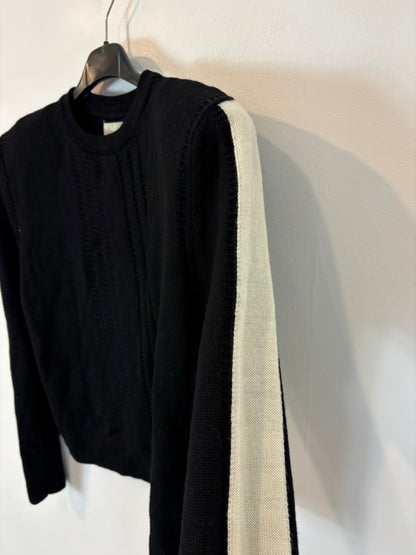 PANAMBI. Conjunto falda y jersey bicolor