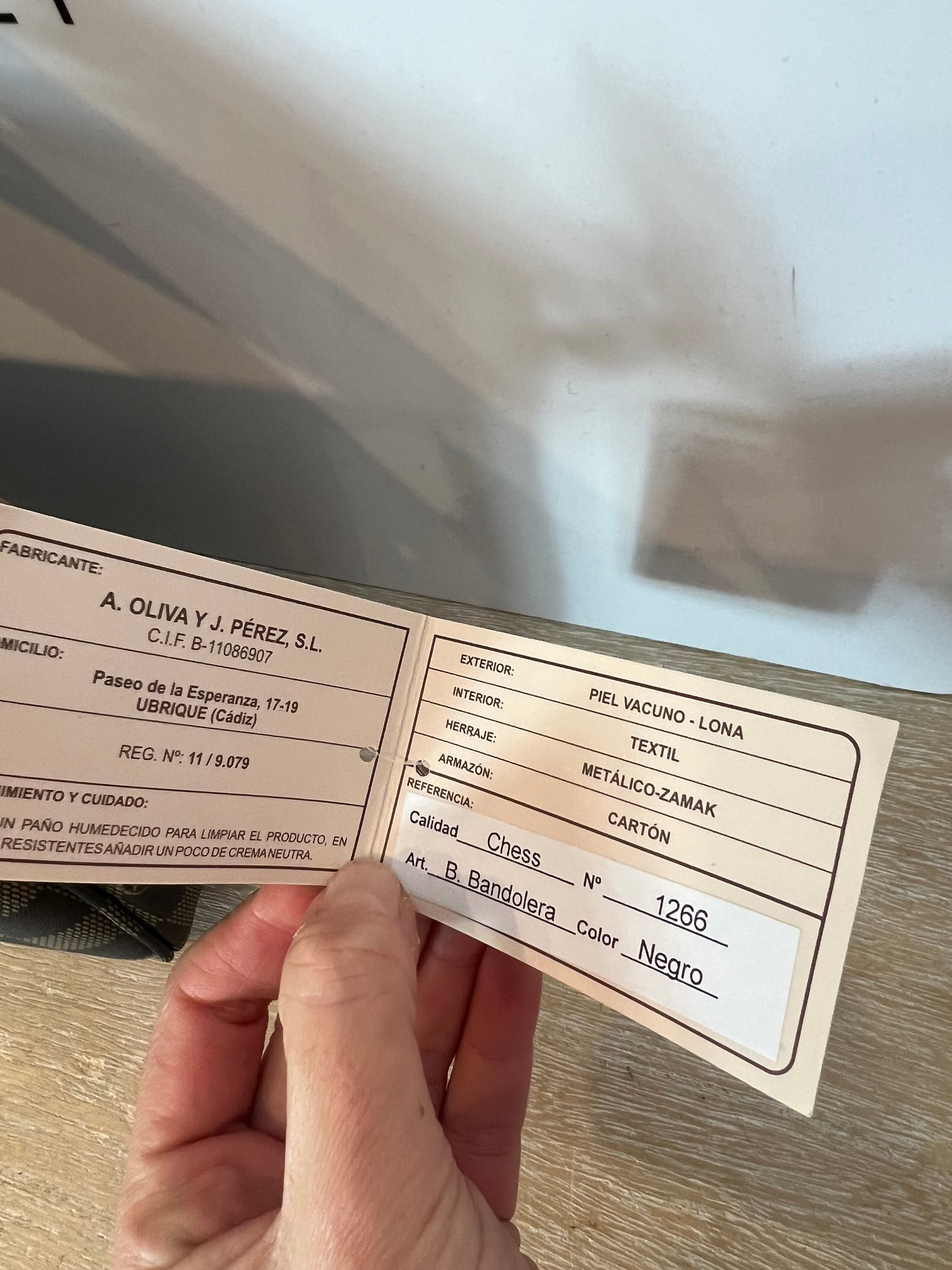 EL POTRO. Bolso bandolera piel