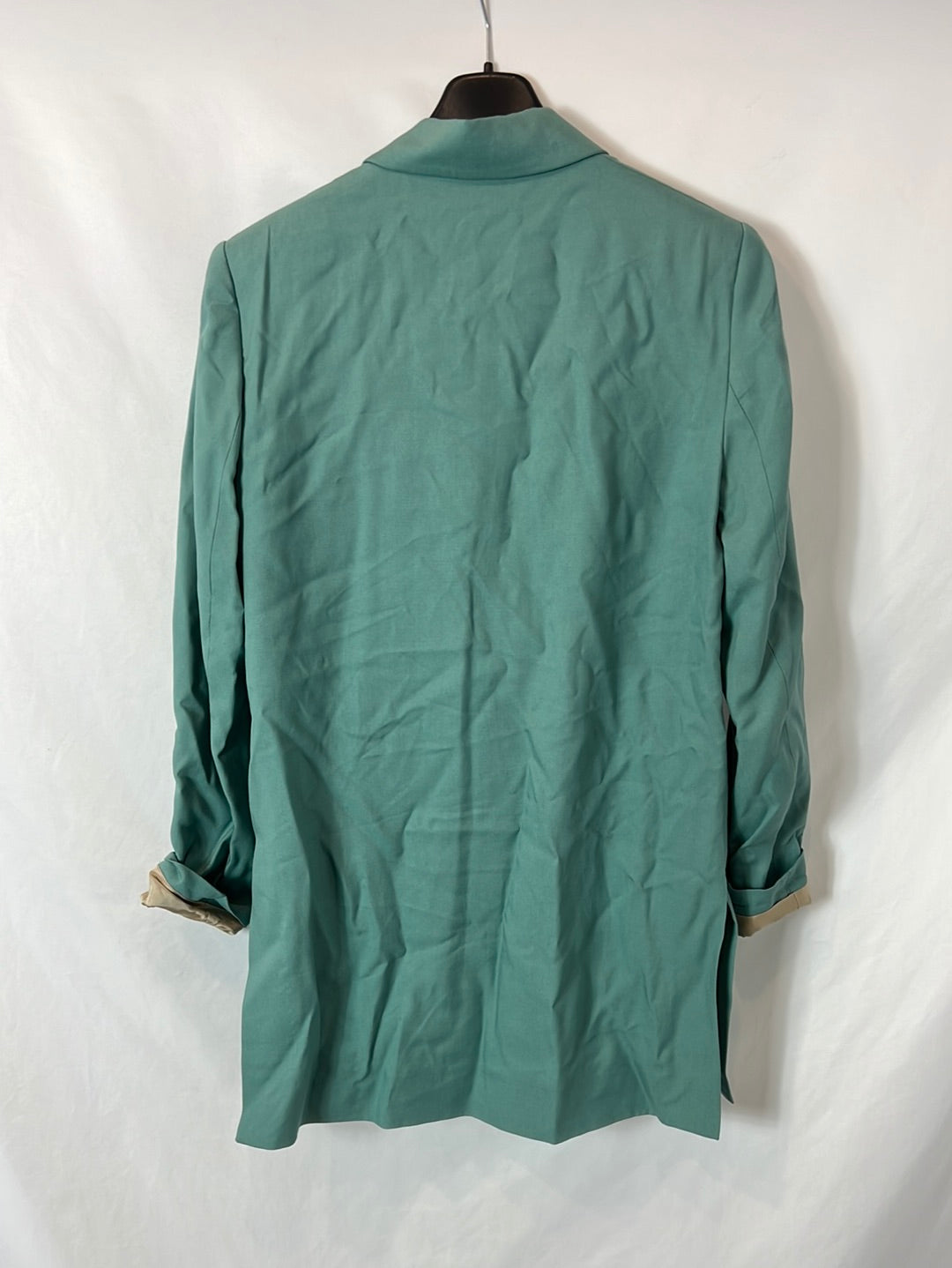 EL  CORTE INGLÉS. Blazer fluida azul T.xs