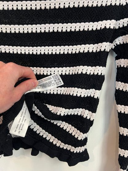 ZARA. Striped knit top Ts