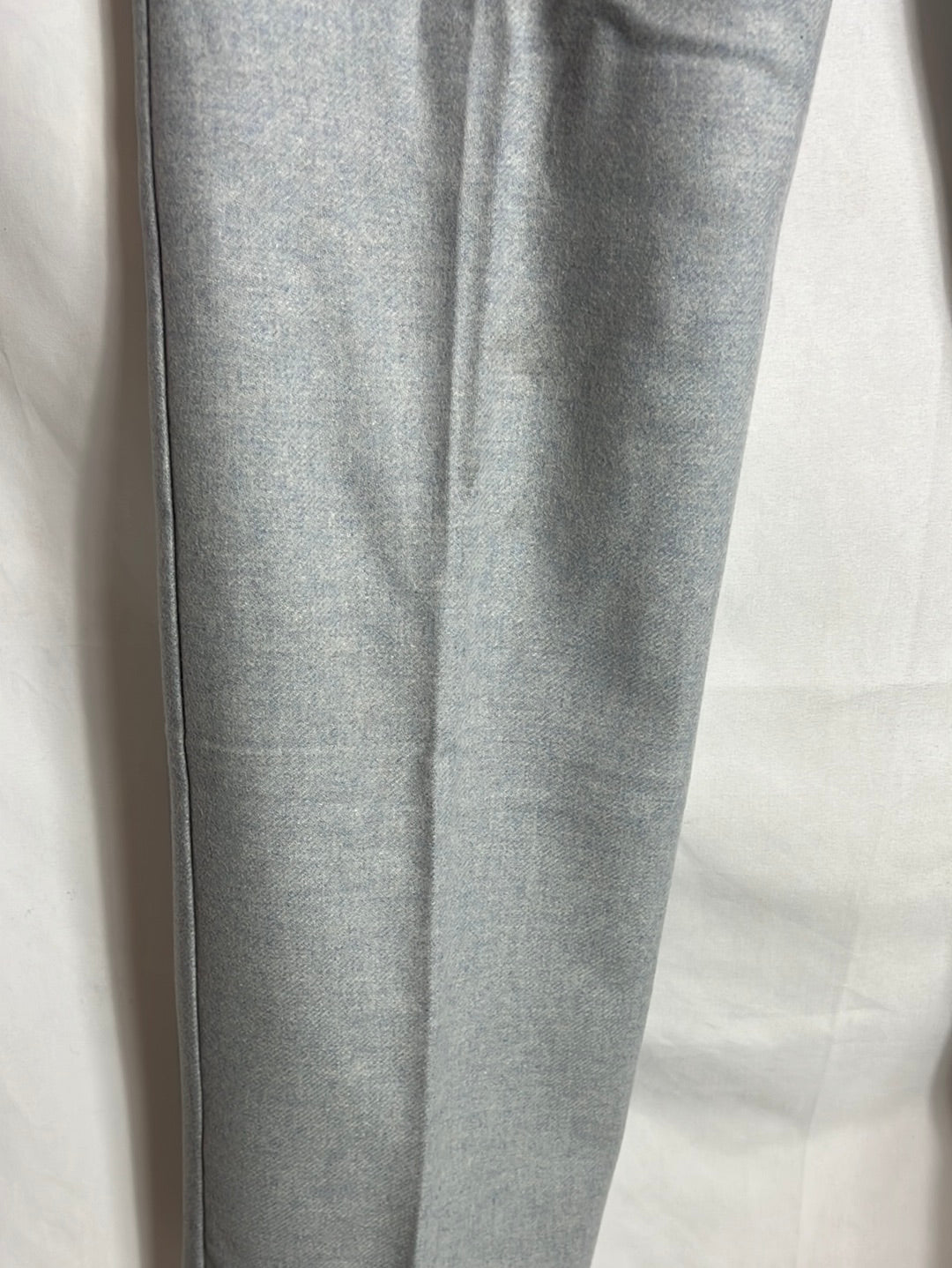 SÉZANE. Light blue mottled wool trousers. Size 36 (Tara)